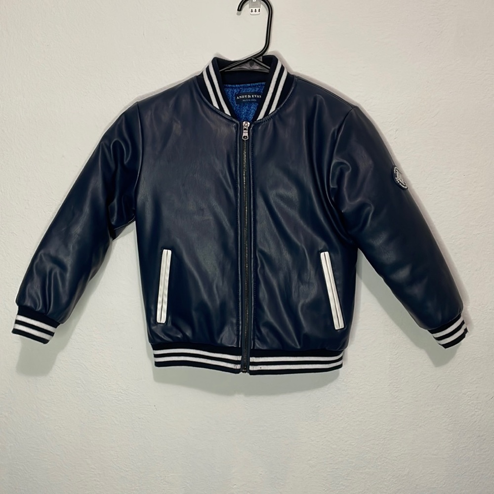 Andy and Even Boy’s Faux leather jacket